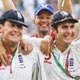 England celebrate winning the Ashes at The Oval in London.