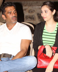 Sunil Shetty and Sasha Agha