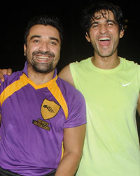 Ajaz Khan and Hiten Tejwani