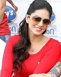 Sunny Leone and Daniel Weber