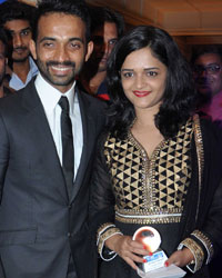 Ajinkya Rahane with his wife Radhika Dhopavkar