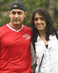 Aamir Khan and Ira Khan