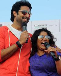 RJ Malishka and Abhishek Bachchan