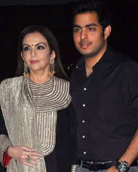 Neeta Ambani with her son Akash Ambani