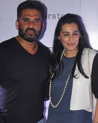 Suneil Shetty and Mana Shetty