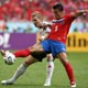 Bastian Schweinsteiger challenges Gilberto Martinez