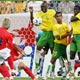 Lee Chun-soo scores against Togo from a free kick in Frankfurt