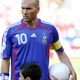 Zidane holds a ball