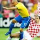 Igor Tudor tackles Brazil's Ronaldo during Group F World Cup 2006 soccer match in Berlin