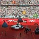 Artistes perform during World Cup 2006 opening ceremony in Munich