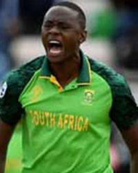 Kagisi Rabada celebrate Shikhar Dhawan's wicket