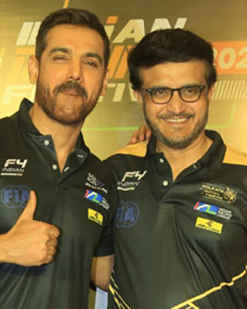John Abraham and Sourav Ganguly