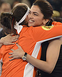 Sania Mirza and Deepika Padukone