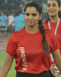 A celebrity fund-raiser event at Indian Super League