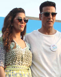 Nimrat Kaur and Akshay Kumar