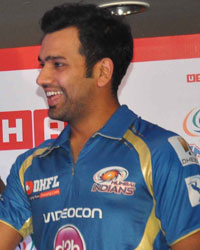 Rohit Sharma, Jasprit Bumrah and Kieron Pollard Rohit Sharma and Kieron Pollard