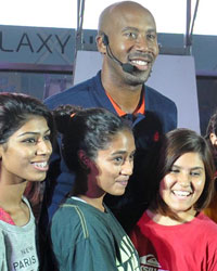 NBA legend Bruce Bowen at the NBA Sprite Street Blast event