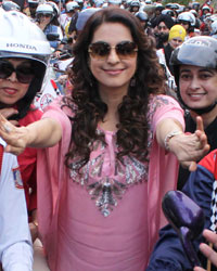 NBT All Woman Bike Rally, in New Delhi