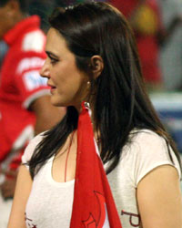 Preity Zinta During IPL Match