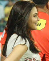 Preity Zinta and Virender Sehwag