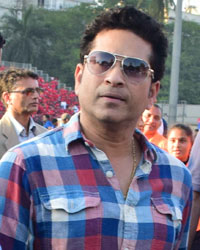 Abhishek Bachchan, Sachin Tendulkar and Nita Ambani