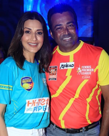 Sonali Bendre and Leander Paes