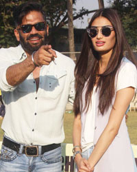 Sunil Shetty and Athiya Shetty