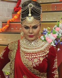 Rakhi Sawant at Bride Hunt For Ajaz Khan in Comedy Class