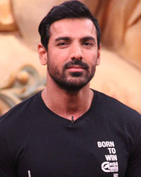 John Abraham at Force 2 Promotion on Comedy Nights Bachao Taaza