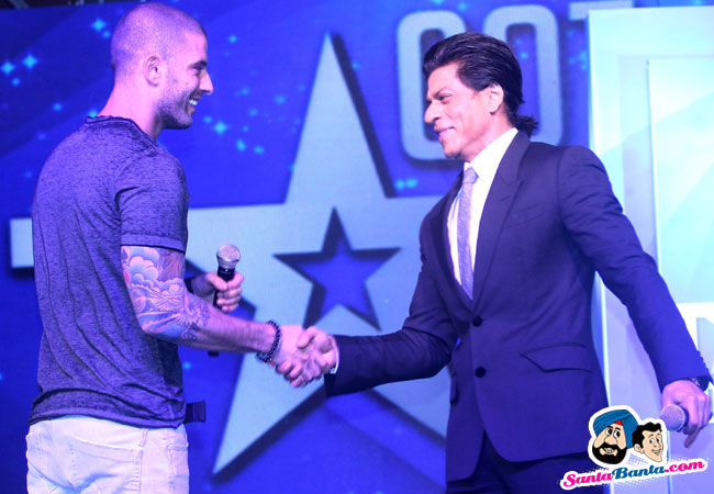 Shah Rukh Khan during the announcement of Colors' new show 'Got Talent World Stage Live'