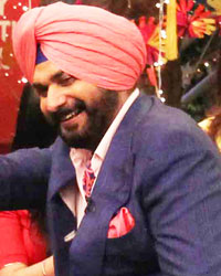 Navjot Singh Sidhu at Promotion of Punjabi Film Sarvann on TKSS