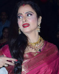 Rekha at Rekha on The Sets of Super Dancer