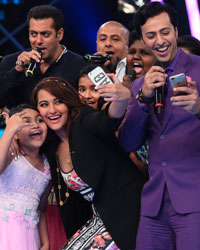 Salman Khan on the Sets of Indian Idol Junior