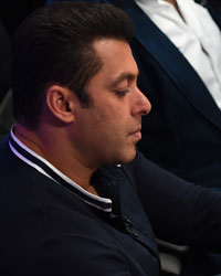 Salman Khan at Salman Khan on the Sets of Indian Idol Junior