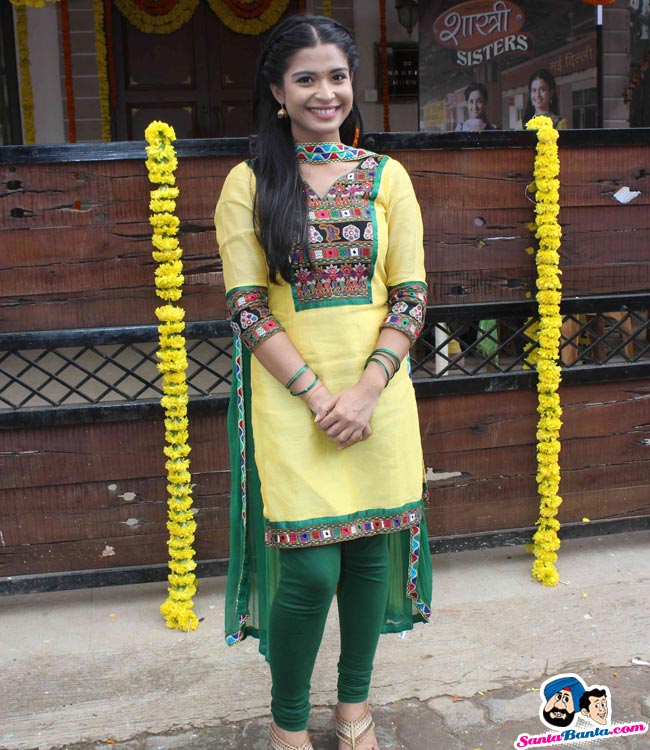 On the sets of serial 'Shashtri Sisters'