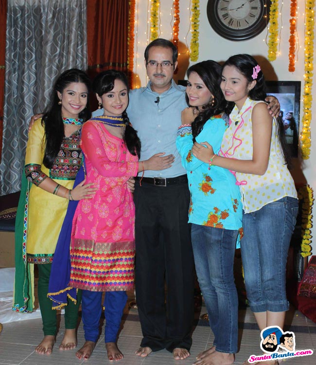 On the sets of serial 'Shashtri Sisters'