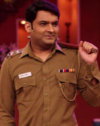 Kapil Sharma at Singham Returns on The Sets of CNWK