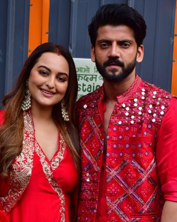 Sonakshi and Zaheer On The Sets Of India`s Best Dancer