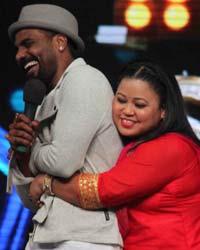 Remo D'Souza and Bharti Singh