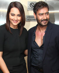 Sonakshi Sinha and Ajay Devgn