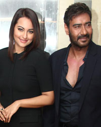 Prabhu Deva, Sonakshi Sinha and Ajay Devgn