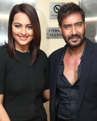 Sonakshi Sinha and Ajay Devgn