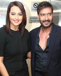 Sonakshi Sinha and Ajay Devgn