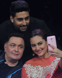 Rishi Kapoor, Abhishek Bachchan and Sonakshi Sinha