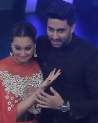 Sonakshi Sinha and Abhishek Bachchan