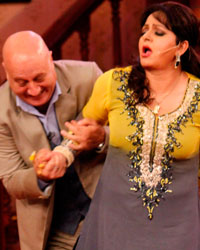 Anupam Kher and Upasana Singh