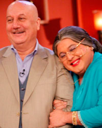 Anupam Kher and Ali Asgar