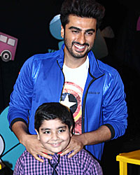 Child actor Sadhil Kapoor and Arjun Kapoor