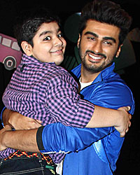 Child actor Sadhil Kapoor and Arjun Kapoor