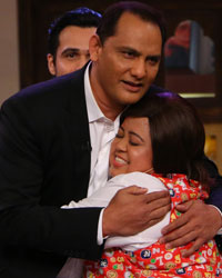 Mohammed Azharuddin and Bharti Singh